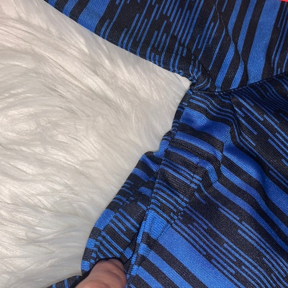 Adidas Training DNA Warm Up Jacket Navy/Black Stripe Pattern Size 12M - Picture 5 of 7